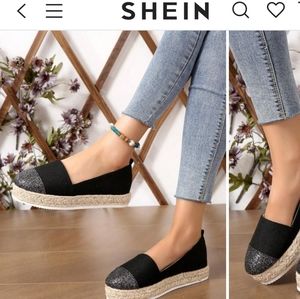 Shein Glitter Espadrilles